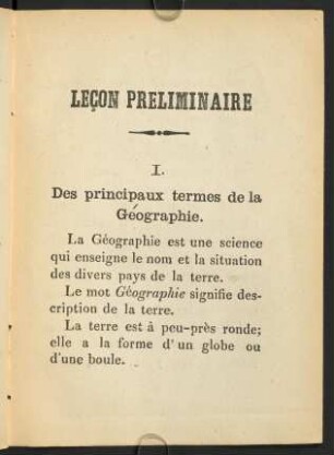 Lecon preliminaire