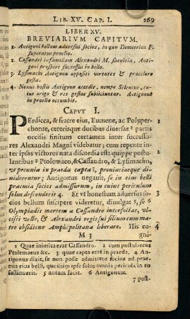 269-279, Liber XV. Breviarivm Capitvm