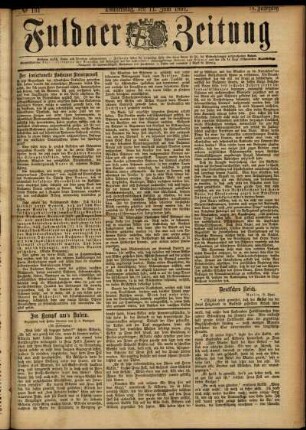 Ausgabe vom Donnerstag, den 11. Juni 1891.