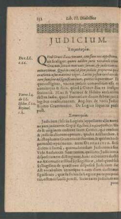 Judicium.