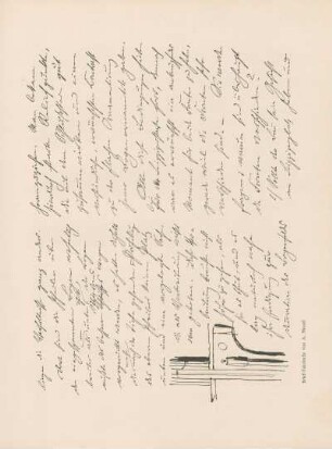 Brief-Faksimile von A. Messel