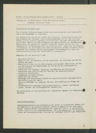 Unterrichtsverfahren
