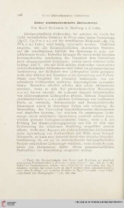 16: Ueber elektrochemische Aktinometer
