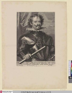 Diego Philippus Gusman [Porträt des Diego Felipe de Guzmán de Leganés; Diego Felipe de Guzman; Portret van Diego Felipez de Guzmán, markies van Leganés]