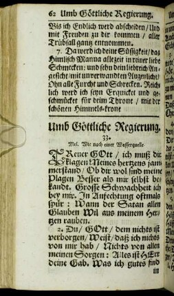 Umb Göttliche Regierung.