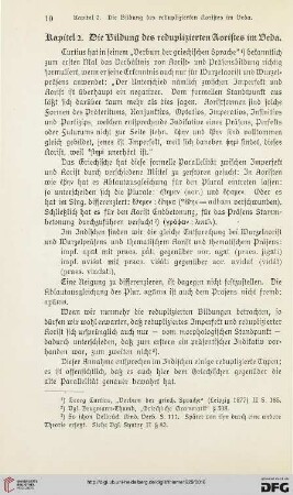 Kapitel 2. Die Bildung des reduplizierten Aoristes im Veda
