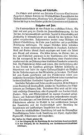 Aufgaben und Ziele.