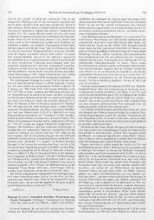 929-931 [Rezension] Rehkopf, Friedrich, Griechisch-deutsches Wörterbuch zum Neuen Testament