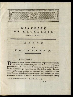 Histoire De L'Académie.
