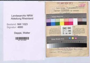 Entnazifizierung Walter Deppe , geb. 13.02.1906 (Stadtinspektor)
