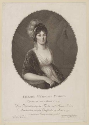 Bildnis der Friderike Wilhelmine Caroline