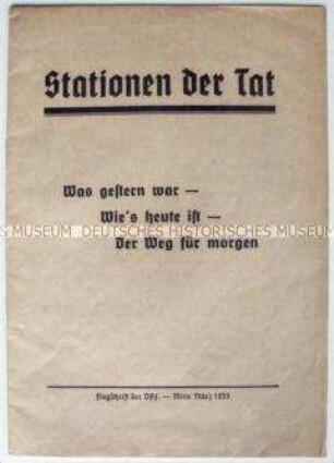 Propagandaschrift der Deutschen Arbeitsfront