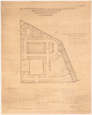Gartenanlage Gronauer Wald, Bergisch Gladbach: Bepflanzungsplan 1:100