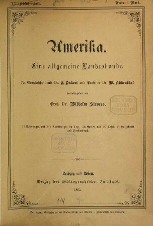 Amerika : eine allgemeine Landeskunde