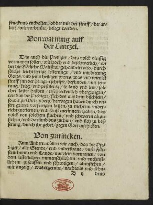 Von zutrincken.