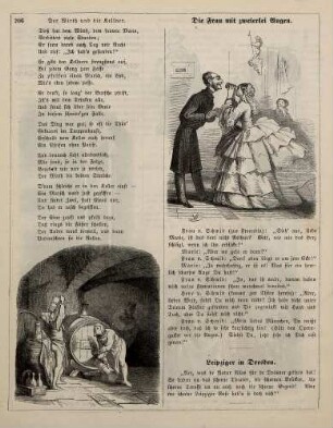 "Der Wirth und die Kellner" "Die Frau mit zweierlei Augen"