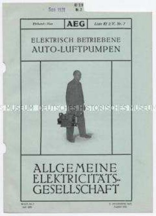 Elektrisch betriebene Auto-Luftpumpen (O) (Liste Kf 2/V, Nr. 7)