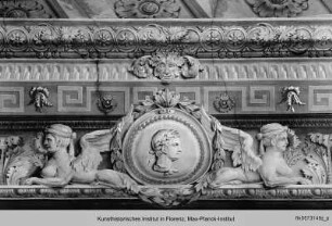Historische Begebenheit aus der Familie Gherardesca: Audienzszene vor einem Papst