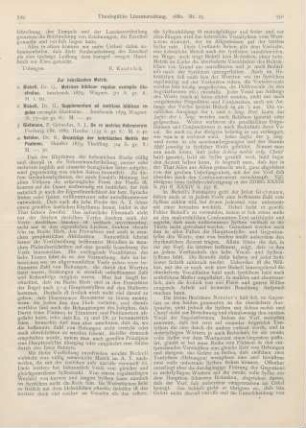 549-551 [Rezension] Bickell, G., Metrices biblicae regulae exemplis illustratae