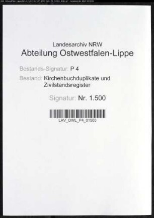 Kirchenbuchduplikat der katholischen Gemeinde Letmathe (GHT 1871-1872). (Gemeinde: Letmathe, katholische Gemeinde)