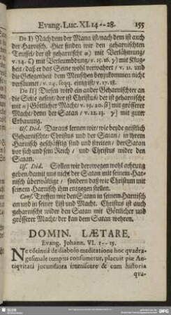 Domin. Laetare. Evang. Johann. VI. 1-15