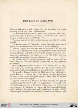 The Life of Hogarth
