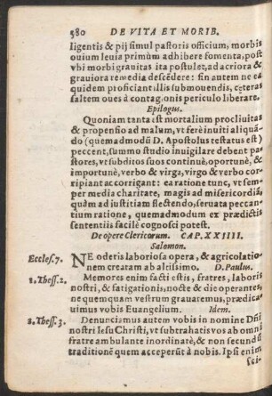 De opere Clericorum. Cap. XXIIII.