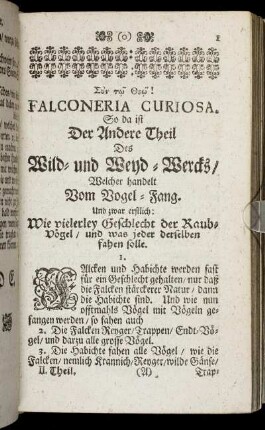 Vom Vogel-Fang.
