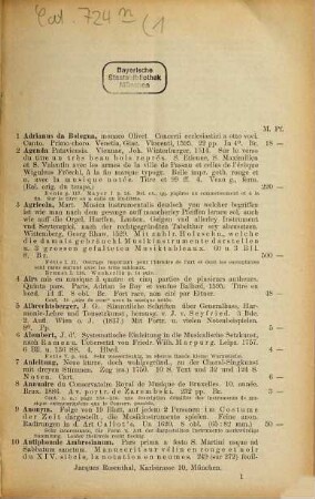 Musique : théorie et pratique de la musique des 15. aux 18. siècles, musique d'église, musique mondaine