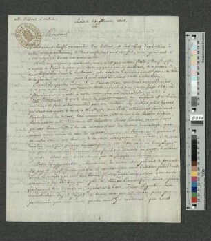 Brief an Charles de Villers