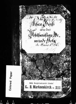 Lehnbuch über das Gemeindeholz von Wohlhausen