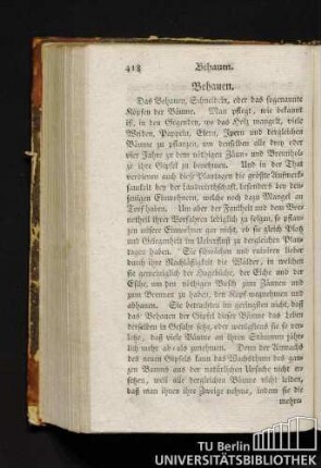 Behauen.