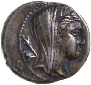 Münze, Drachme, ca. 208 - 205 v. Chr.