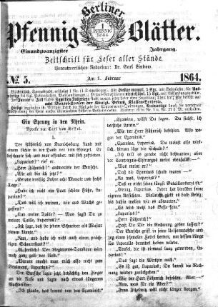 No. 5, Am 1. Februar 1864