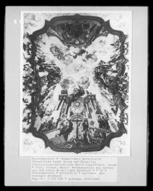 Freskenzyklus mit Szenen aus dem Leben des heiligen Bernhard — Apotheose des heiligen Bernhard