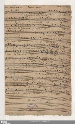 Solo and coro: Soprano primo
