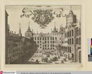 Suecia Antiqua et Hodierna; ARCIS HOLMENSIS AREA INTERIORI VERSUS OCCIDENTEM.