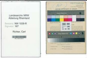 Entnazifizierung Carl Richter , geb. 22.07.1898 (Kaufmann)