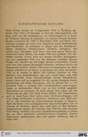 Biographische Notizen