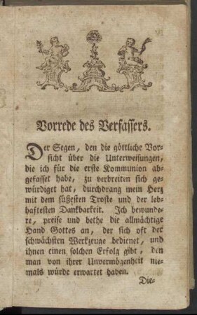 Vorrede des Verfassers.