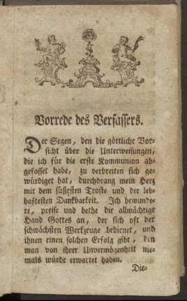Vorrede des Verfassers.