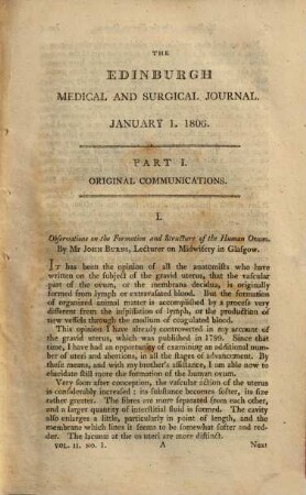 Edinburgh medical and surgical journal. 1806