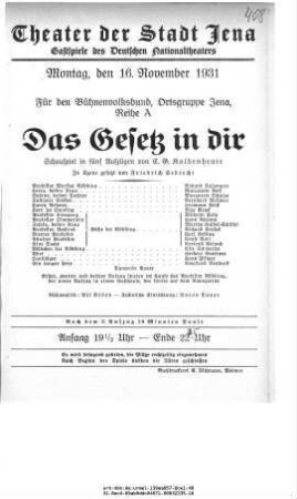 Das Gesetz in dir