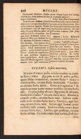 CCLXXVI. Insulae maximae.