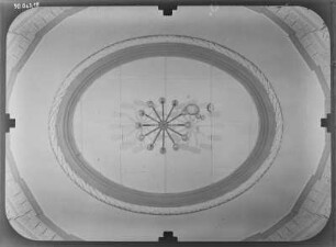 Steinthaleben-Rathsfeld. Jagdschloß (1698-1699, Erweiterung 1908. Stuckdecke
