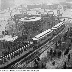 Dresden - Schneetreiben