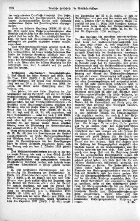 Fürsorge für entlassene Heeresangehörige [Kriegsbeschädigten- und Kriegshinterbliebenenfürsorge]