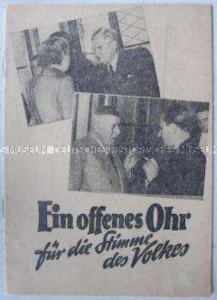 Wahlkampfschrift zu den Volkskammerwahlen für die Verbesserung der Verwaltungsarbeit