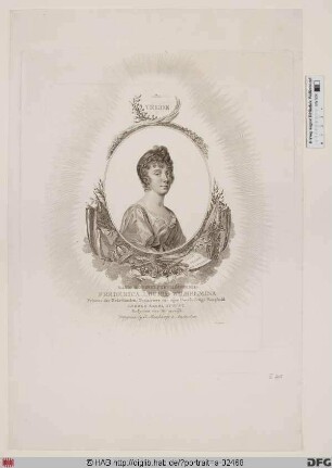 Bildnis Friederike Louise Wilhelmine, Erbprinzessin von Braunschweig-Lüneburg, geb. Prinzessin von Oranien