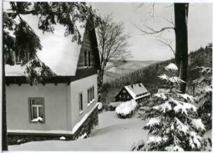 Bärenfels. Ferienheim "Misnia" Vollbild 1/2 Haus Winter